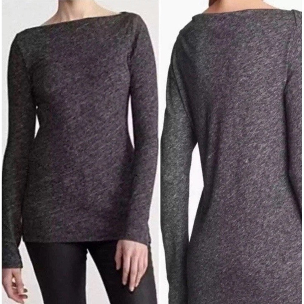 Eileen Fisher Women S Tunic Top Italian Fabric Wool Blend Organic Cotton Shirt - Picture 10 of 10